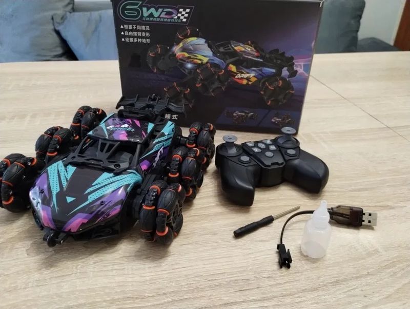 Zdalnie sterowany samochód 6 kół Drift Stunt Car