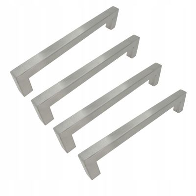 5 x Uchwyt meblowy klasyczny 160 mm srebrny Metalowy uchwyt do szuflady