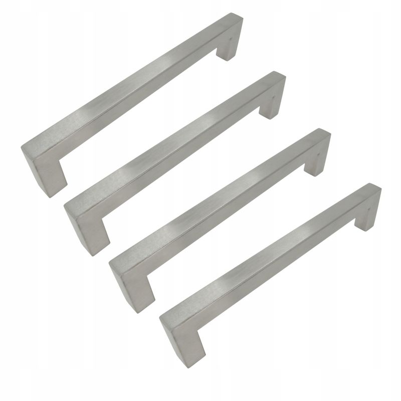 5 x Uchwyt meblowy klasyczny 160 mm srebrny Metalowy uchwyt do szuflady