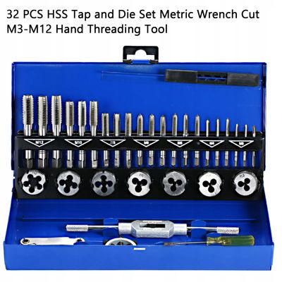32 sztuk/8 sztuk zestaw gwintowników HSS czytaj opis