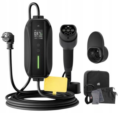 Dé Przenośna Ładowarka Samochodowa 3,68kW 6m 6-16A Uniwersalna