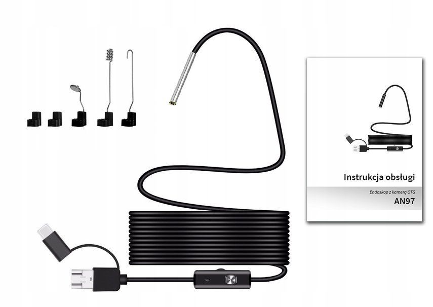 Kamera inspekcyjna AN97-3.9MM HD Android USB-C endoskop