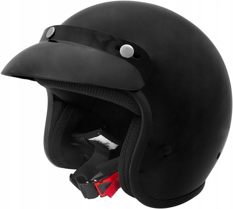 Kask Na Motor Zorax Czarny M(57-58Cm) Skuter Motocykl Dla Mężczyzn Kobiet