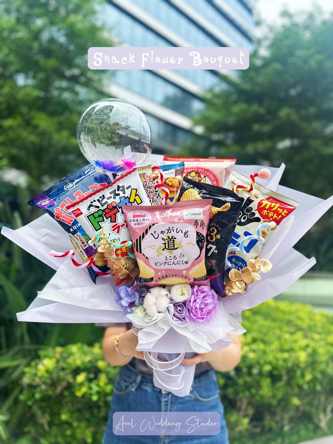 8 - 9 款 零食花束/ 送禮•生日•紀念日•開張•製造驚喜•畢業花束•升職•榮休