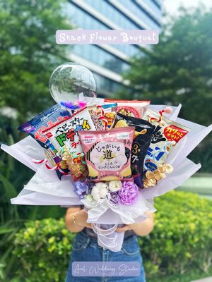 8 - 9 款 零食花束/ 送禮•生日•紀念日•開張•製造驚喜•畢業花束•升職•榮休