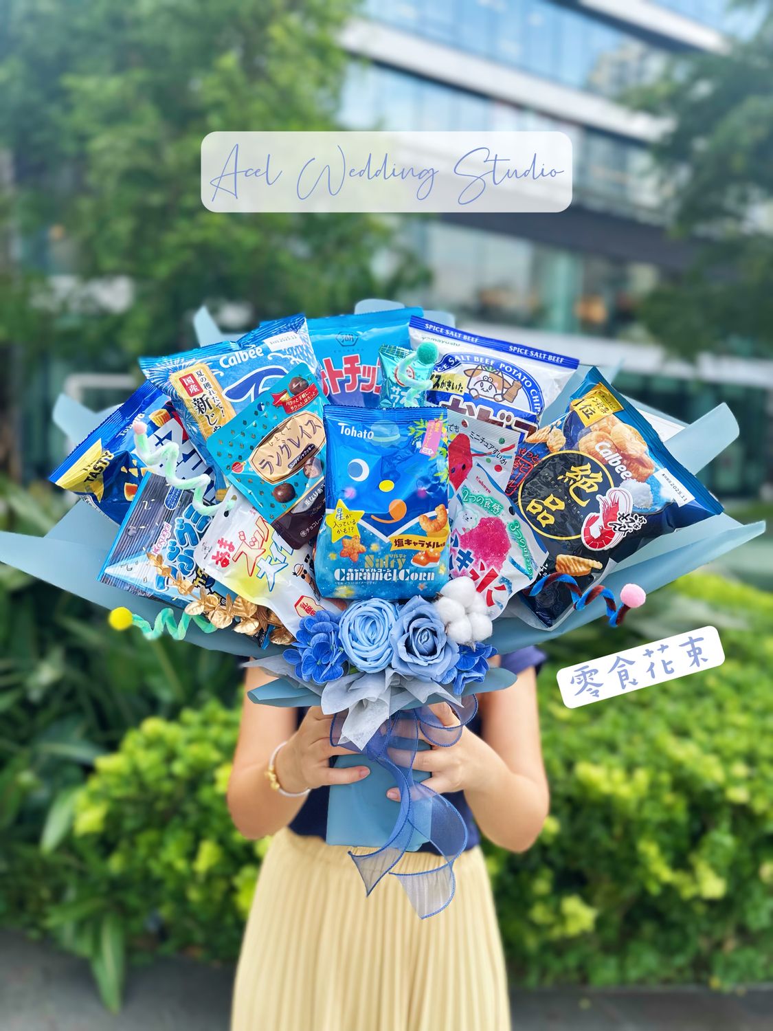 12-15 款 零食花束 / 送禮•生日•紀念日•開張•製造驚喜•畢業花束•升職•榮休