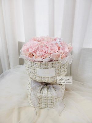 🌹16支永生玫瑰女神花束💖(粉紅色)🌹  / 情人節花束 送禮•生日•節日•紀念日•製造驚喜•