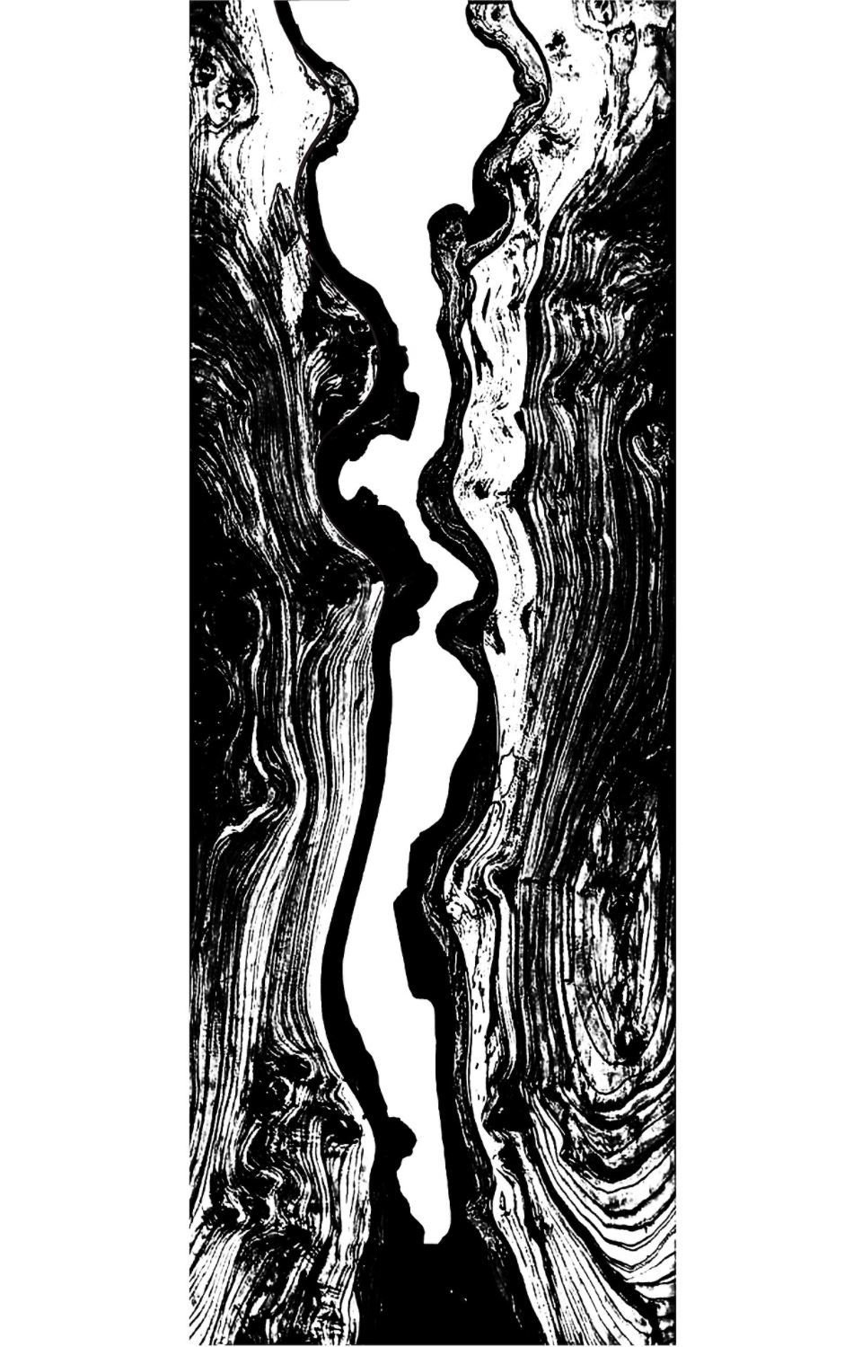 River Side- Digital Print Poster 20" H x 6" W River Side- Digital Print Poster 20" H x 6" W