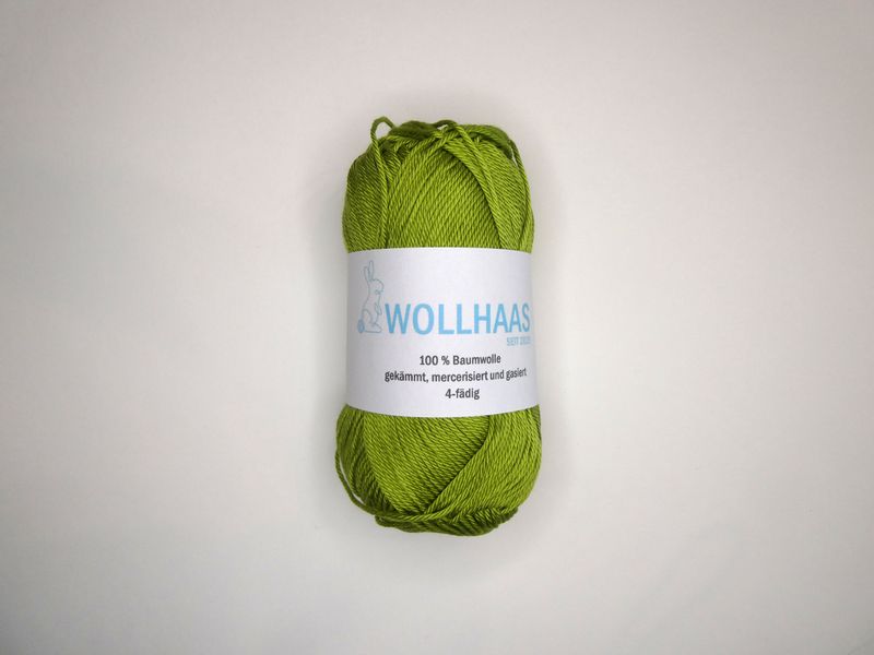 Baumwoll-Basic gelbgrün