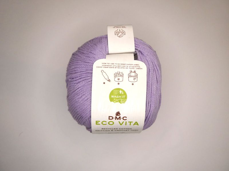 ECO VITA uni Recycelte Baumwolle flieder