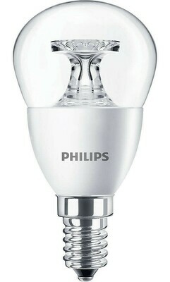 PHILIPS LED kogellamp 5.5W 2700K helder - E14