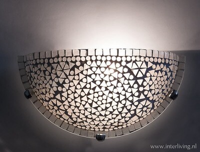 wandlamp glasmozaïek transparant wandlamp glasmozaïek transparant