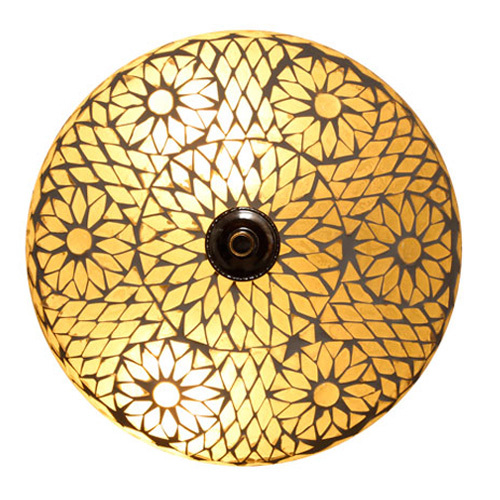 plafonnière mozaïek 25 cm - transparant