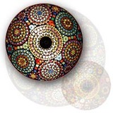 mozaïek plafonnières 38 cm