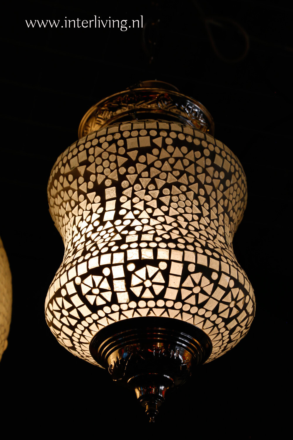 Diabolo hanglamp mozaïek transparant