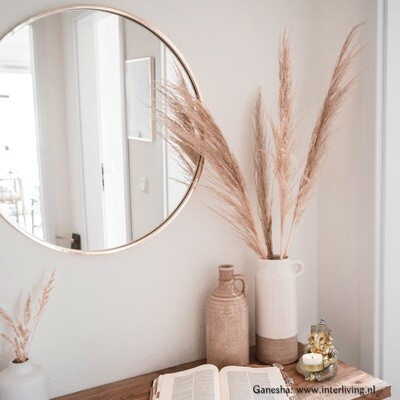 Ganesha - Boeddha figuur in champagne goud kleur - waxinehouders - / kaarshouder - decoratie interieur