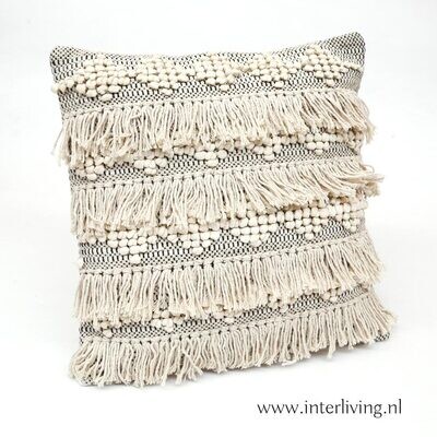 Sierkussen 50 cm Nordic Boho decoratie - Marokkaanse Berber style Sierkussen 50 cm Nordic Boho decoratie - Marokkaanse Berber style "Aabouch"