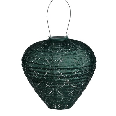 solar lampion met filigrain effect - buitenlamp - Balloon 30 Mandela - Groen