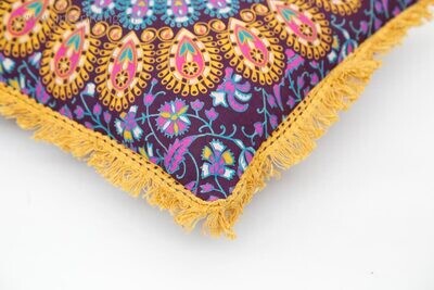 Bohemian Sierkussen mandala geel