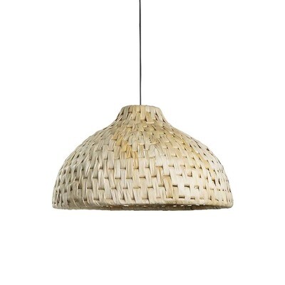 Boho lampenkap (incl electra) uit Bali van bananen blad - naturel kleur - eco design hanglamp van het merk Orginal Home -(Abaca Kubah) Boho lampenkap (incl electra) uit Bali van bananen blad - naturel kleur - eco design hanglamp van het merk Orginal Home -(Abaca Kubah)