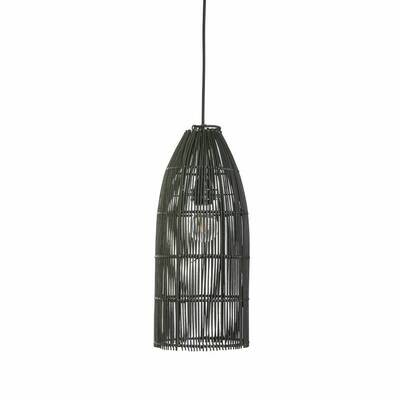 ​Lampenkap uit Bali van rotan - zwart - eco design hanglampen van het merk Orginal Home - Fei