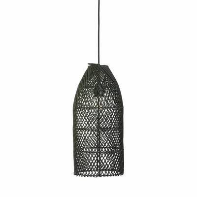 ​Lampenkap uit Bali van rotan - zwart - eco design hanglampen van het merk Orginal Home - Fei