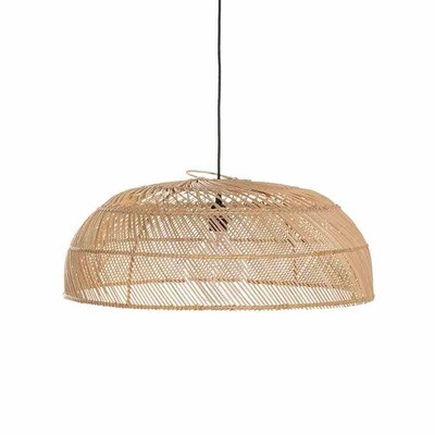 ​Lampenkap uit Bali van rotan 60x60 cm - natural kleur - eco design hanglampen van het merk Original Home (Solar 2)