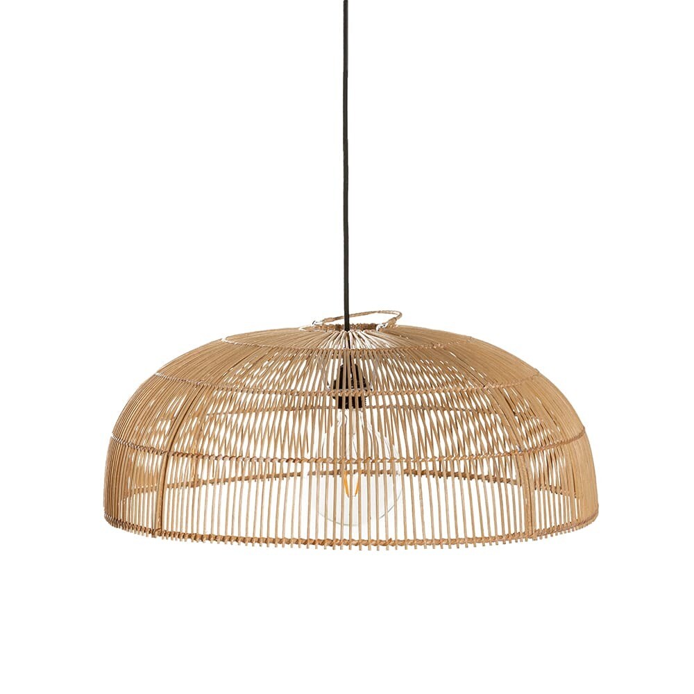 ​Lampenkap uit Bali van rotan 60x60 cm - natural kleur - eco design hanglampen van het merk Original Home (Solar 1)