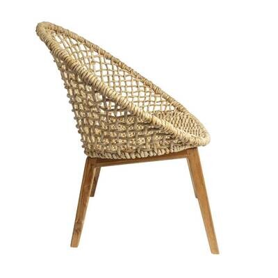 Abaca stoel van bananen blad - naturel kleur - eco design van het merk Original Home- Bali