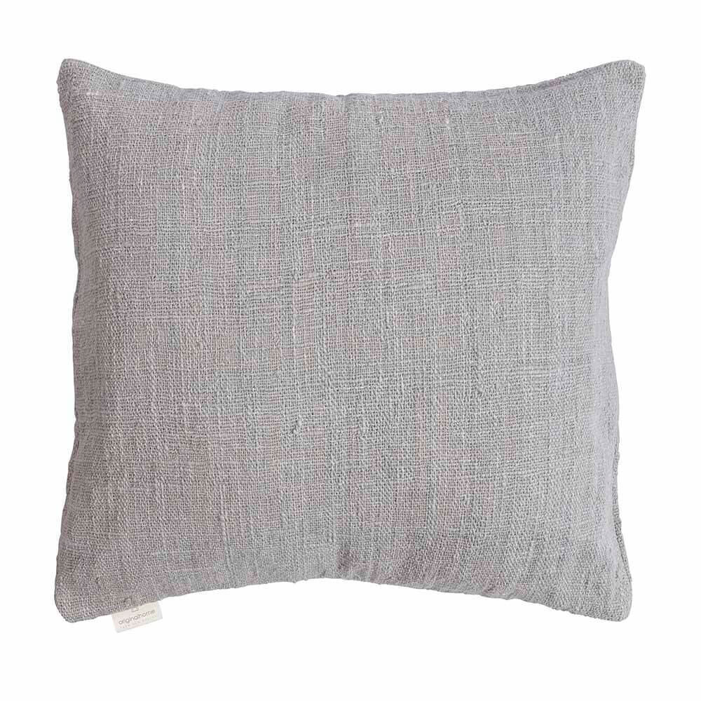 Kussenhoes van 100% gerecycled katoen- lichtgrijs - 60 x 60 cm - eco design  van het merk Original Home
