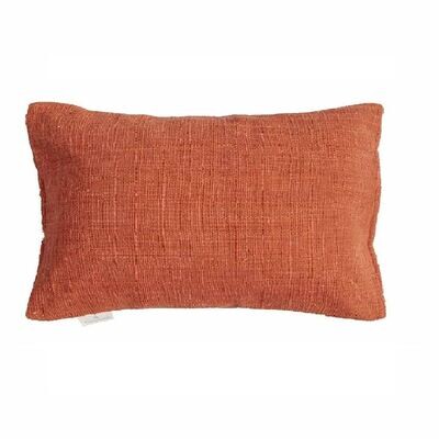 Kussenhoes (rechthoekig) van 100% gerecycled katoen - terra / donker oranje - eco design van het merk Original Home Kussenhoes (rechthoekig) van 100% gerecycled katoen - terra / donker oranje - eco design van het merk Original Home