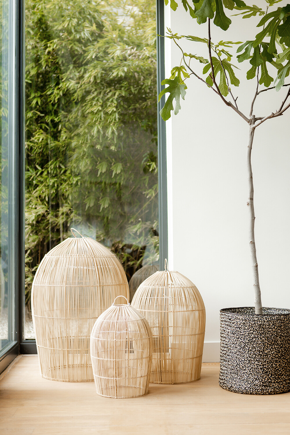 ​Lampenkap Bali stijl van rotan - natural kleur - eco design hanglampen - 3 maten - (Lentera) van Original home