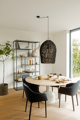 ​Lampenkap Bali stijl van rotan - zwart- eco design hanglampen - 3 maten - (Lentera) van Original home
