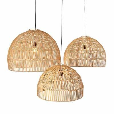 Lampenkap uit Bali van rotan - natural kleur - eco design hanglampen van het merk Orginal Home (Bogor) (set van 3 of los) Lampenkap uit Bali van rotan - natural kleur - eco design hanglampen van het merk Orginal Home (Bogor) (set van 3 of los)