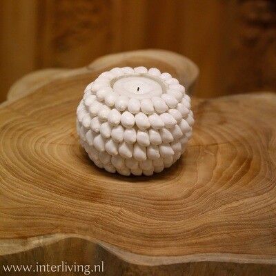 Ibiza kaarshouder / schelpjes bol met Bali schelpen / zeeslakhuisjes - boho & Ibiza style woonaccessoires Ibiza kaarshouder / schelpjes bol met Bali schelpen / zeeslakhuisjes - boho & Ibiza style woonaccessoires