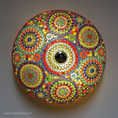 plafonnière mozaïek 50 cm - multi colour
