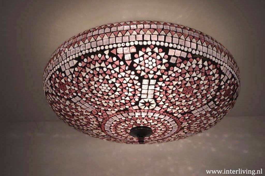 plafonnière mozaïek 50 cm - paars