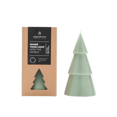 Xmas kerstboom kaars lichtgroen