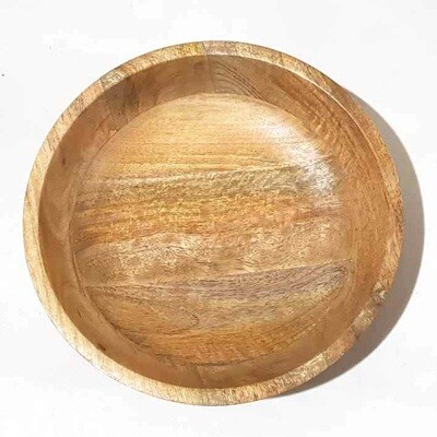 schaal van massief mangohout - 31 cm schaal van massief mangohout - 31 cm