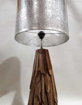 Filigrain lampenkap vintage zilver 40 x 30 cm Filigrain lampenkap vintage zilver 40 x 30 cm