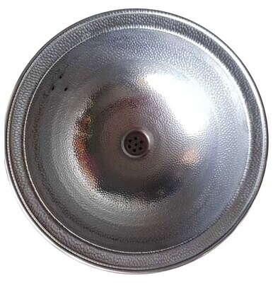 Marokkaanse waskom zilver  messing - hamerslag -  47 cm
