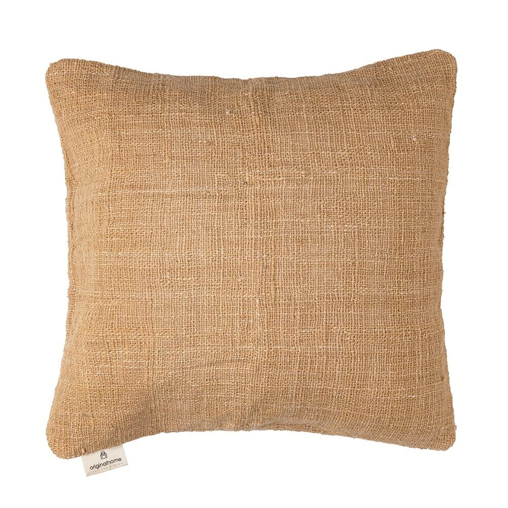 Kussenhoes van 100% gerecycled katoen - beige - 60 x 60 cm - eco design  van het merk Original Home