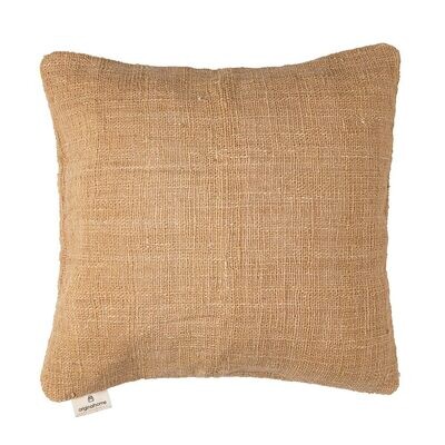 Kussenhoes van 100% gerecycled katoen - beige - 60 x 60 cm - eco design  van het merk Original Home