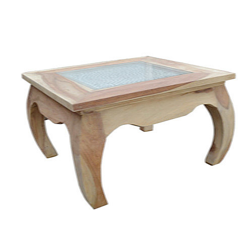 opiumtafel met transparant mozaïek paneel