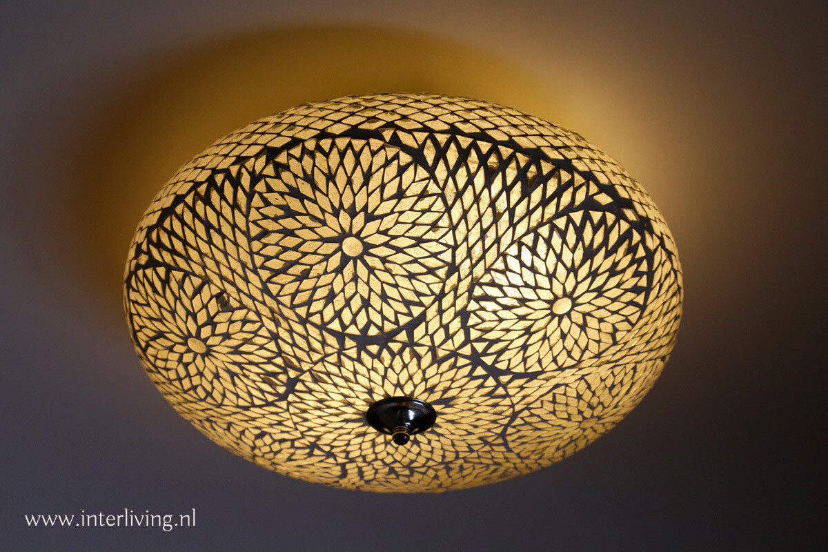plafonnière mozaïek 50 cm - transparant turks design