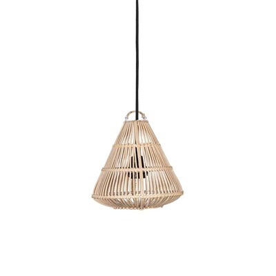 Lampenkap Lampenkap "Kecil" uit Bali van rattan / rotan - natural kleur - eco design hanglampen van het merk Orginal Home - triangle shape