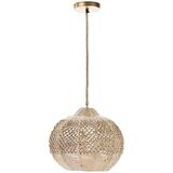 Jute hanglamp uit India - Bhatu - eco design - bolvormig