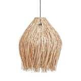 ​Lampenkap naturel &quot;Summer&quot; uit Bali van rattan / rotan - raffia eco design hanglampen van het merk Orginal Home - palmleave shape