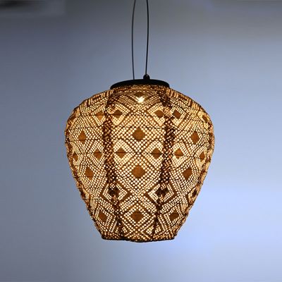 solar lampion met filigrain effect - buitenlamp - Balloon 20 - Mosaic Pink