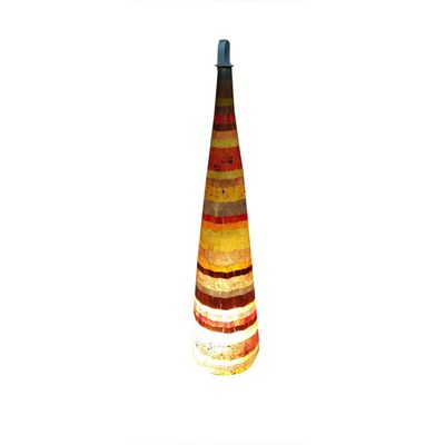 retro lamp jaren '70 - hanglamp met vintage pop kringen patroon in de kleuren rood, oranje mix & wit - kleurrijke steentjes mozaïek patronen - - unieke sfeerverlichting retro lamp jaren '70 - hanglamp met vintage pop kringen patroon in de kleuren rood, oranje mix & wit - kleurrijke steentjes mozaïek patronen - - unieke sfeerverlichting